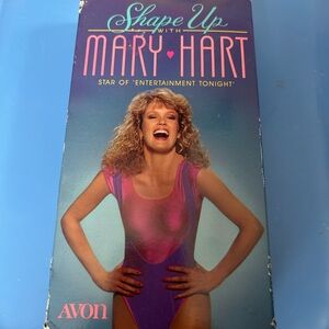 Avon Shape Up With Mary Hart- Star of 'Entertainment Tonight' (VHS, 1989)